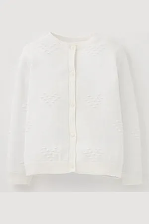 Everyday Basic Girls Bobble Cardigan