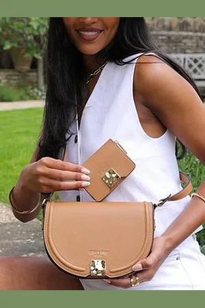 Luella Grey Sylvie Camel Small Purse - Tan