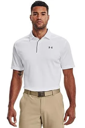 Under Armour Mens Golf Tech Polo - White