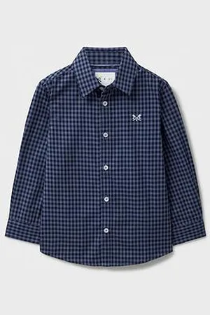 J.Crew Boys Long Sleeve Gingham Shirt