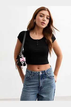 New Look Girls Ribbed Crop Top