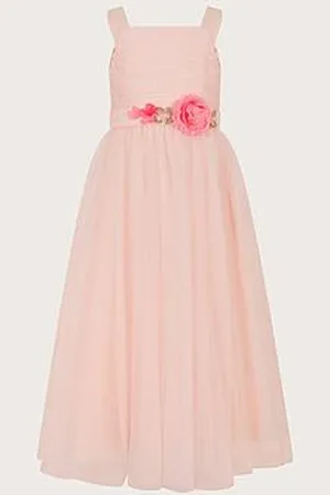 Monsoon Girls Fleur 3D Belt Maxi Dress