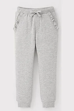 Everyday Basic Girls Frill Single Solid Jogger