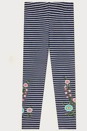 Monsoon Girls Stripe Legging