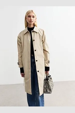 New Look Single Breasted Belted Mac