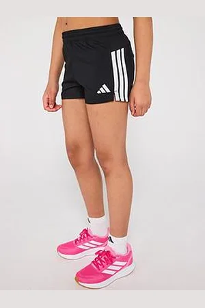 adidas Junior Girls Train Essentials 3 Stripe Shorts