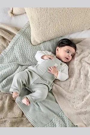 Mamas & Papas Baby Boys 2 Piece Sweat Dungaree Set
