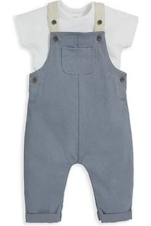 Mamas & Papas Baby Boys 2 Piece Dungaree Set