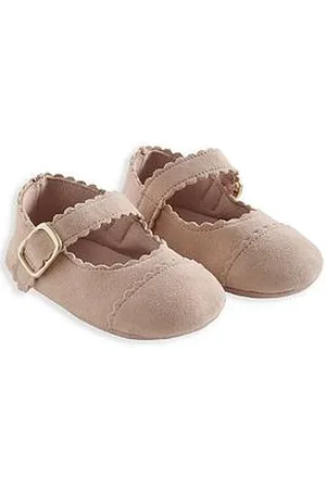 Mamas & Papas Baby Girls Scallop Detail Pram Shoes