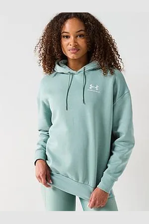 Under Armour Womens Training Icon Fleece Oversized Hoodie - Green