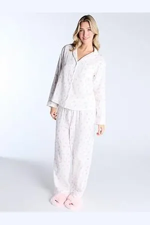 Boux Avenue Ditsy Floral Ls Revere & Pant Set - Mix