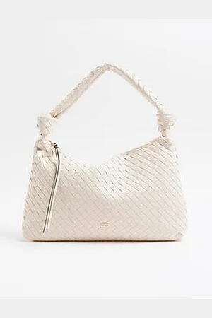 River Island Knot Handle Woven Slouch