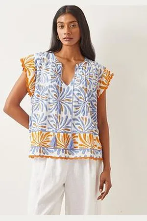 Monsoon Cece Woodblock Top