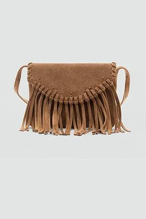 MANGO Girls Fringed Bag