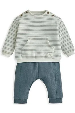 Mamas & Papas Baby Boys 2 Piece Stripe Top & Legging Set