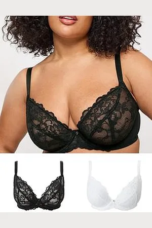Ann Summers Sexy Lace Non Pad Fb Plunge & White Dd+