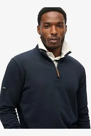 Superdry Core Logo Henley Half Zip Sweat Top