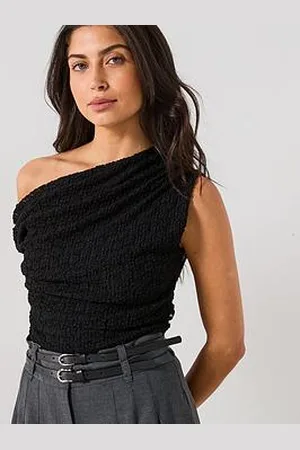 Very Off Shoulder Draped Lace Top