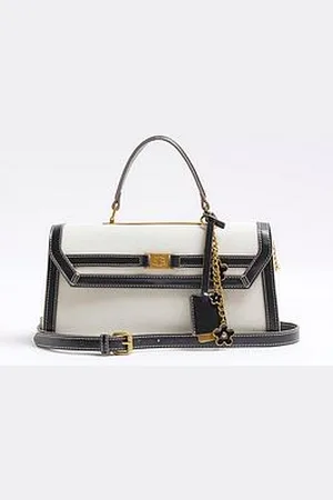 River Island Mini Canvas Tote Cross Body Bag