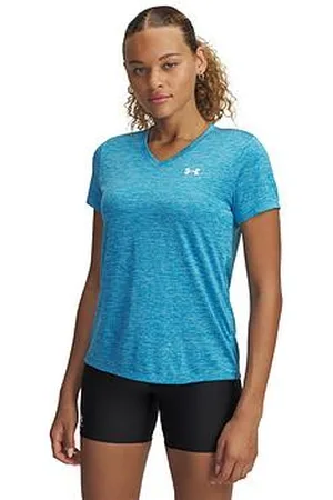 Under Armour Womens Training Tech Twist V-Neck T-Shirt - Blue