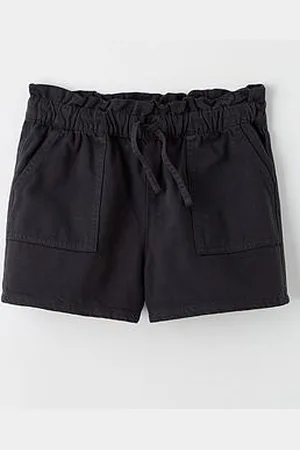 Very Girls Denim Paper Bag Shorts
