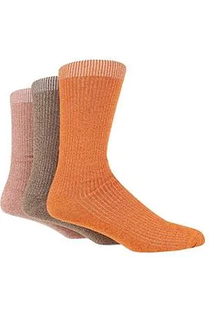 Glenmuir 3 Pack Bamboo Rib Leisure Crew Socks