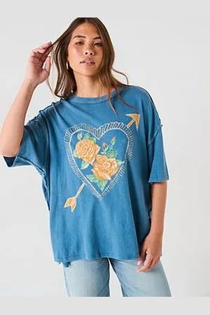 Free People Love Rose Printed T-Shirt