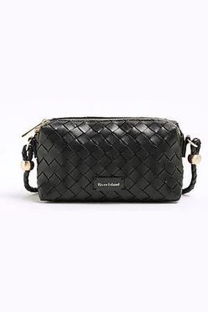 River Island Weave Crossbody Bags