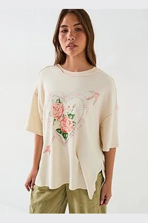 Free People Love Rose Printed T-Shirt
