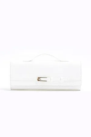 River Island Woven Clutch Bag