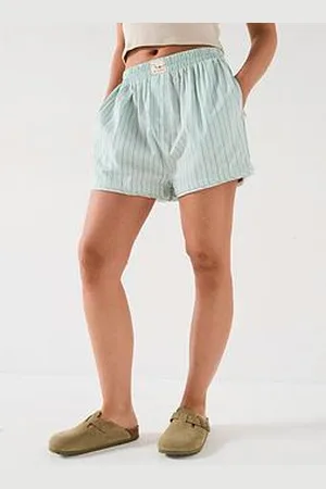 Free People Day To Day Striped Boxer Shorts
