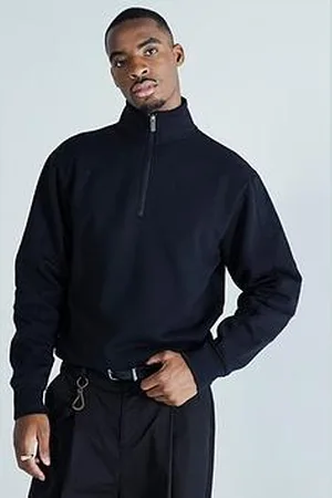 River Island Essentials 1/2 Zip Sweat Top