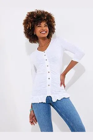 Joe Browns Serena Longline Button Through Jersey Top