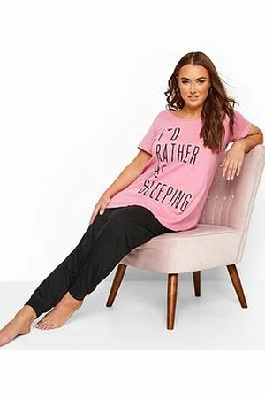 Yours Curve Cuffed Pj Bottoms - /Pink