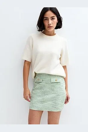 New Look Boucle Mini Skirt