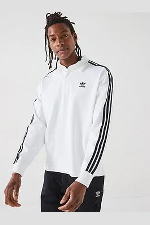 adidas Mens Adicolor Rugby Polo