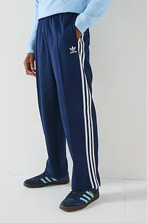 adidas Mens Adicolor Baggy Track Pant - Navy