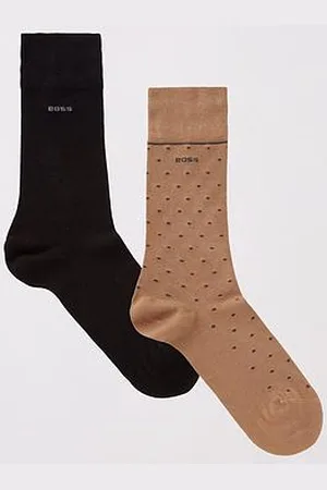 HUGO BOSS 2 Pack Of Bamboo Polkadot Crew Socks - Multi
