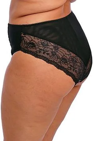 Elomi Morgan Floral Brief - Black