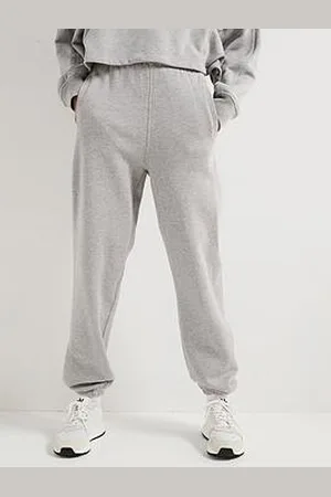 adidas Womens Essentials French Terry Joggers - Grey