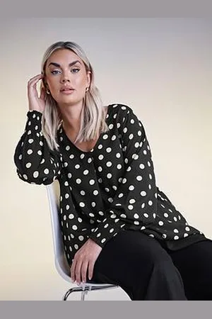 Yours Curve Pleat Front Blouse