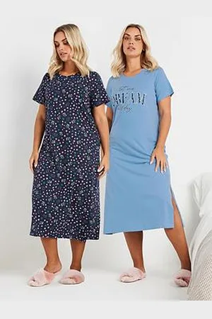 Yours Curve 2 Pack Midi Nightdress