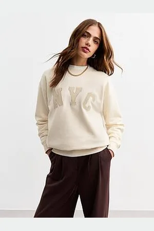 New Look Off White Nyc Jersey Sweatshirt