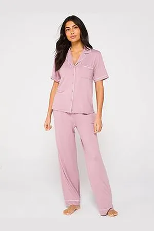 Very Short Sleeve Wide Leg Jersey Revere Set