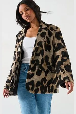 Pieces® Leopard Print Blazer