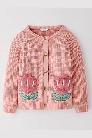 Very Girls Pocket Button Through Cardigan