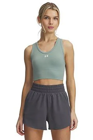 Under Armour Womens Training Vanish Seamless Midi Support Sports Bra - Green