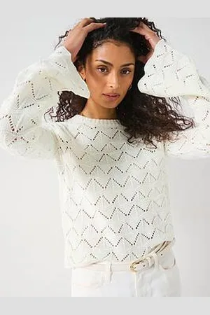Very Crew Neck Pointelle Short Jumper
