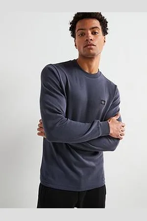 Calvin Klein Woven Label Waffle Long Sleeve T-Shirt