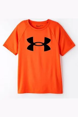 Under Armour Junior Boys Training Tech Big Logo T-Shirt - Red